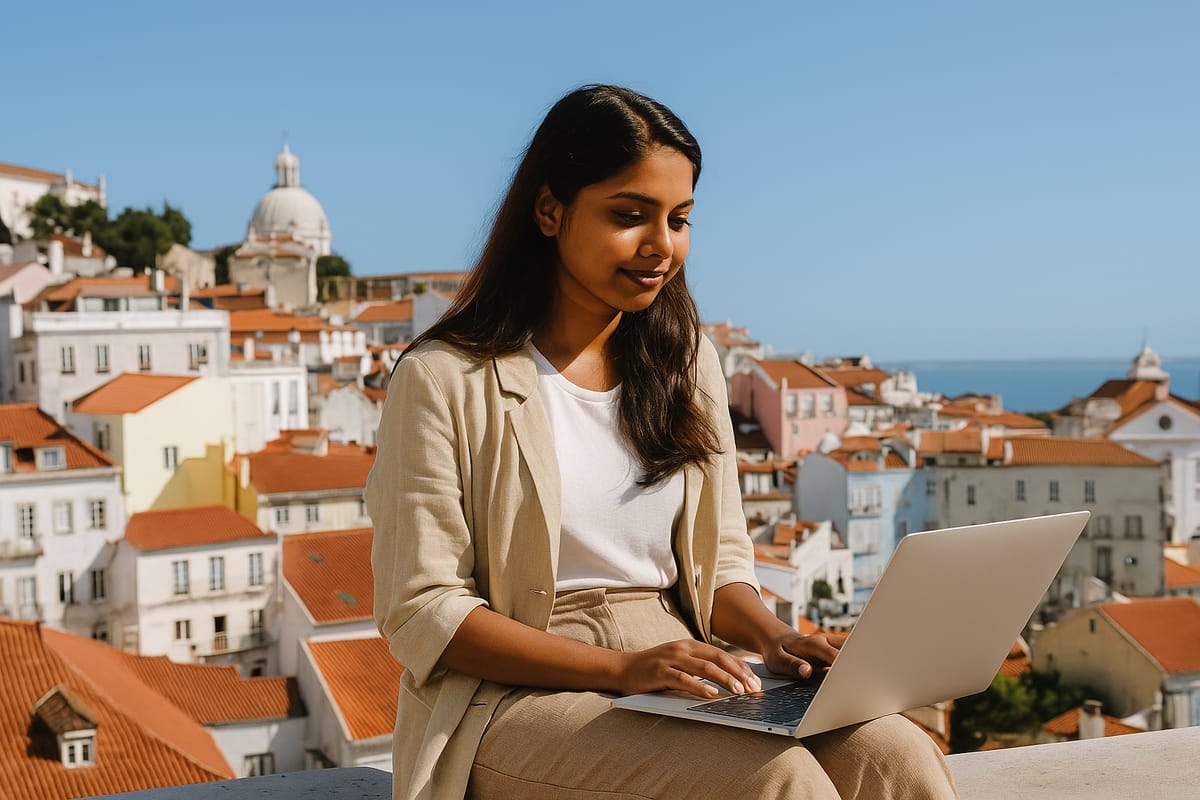🌍 From Pune to Portugal: The Digital Product Hustle That Paid for Her Visa