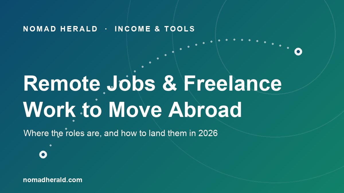 How to Find Remote Jobs and Freelance Work to Move Abroad in 2026